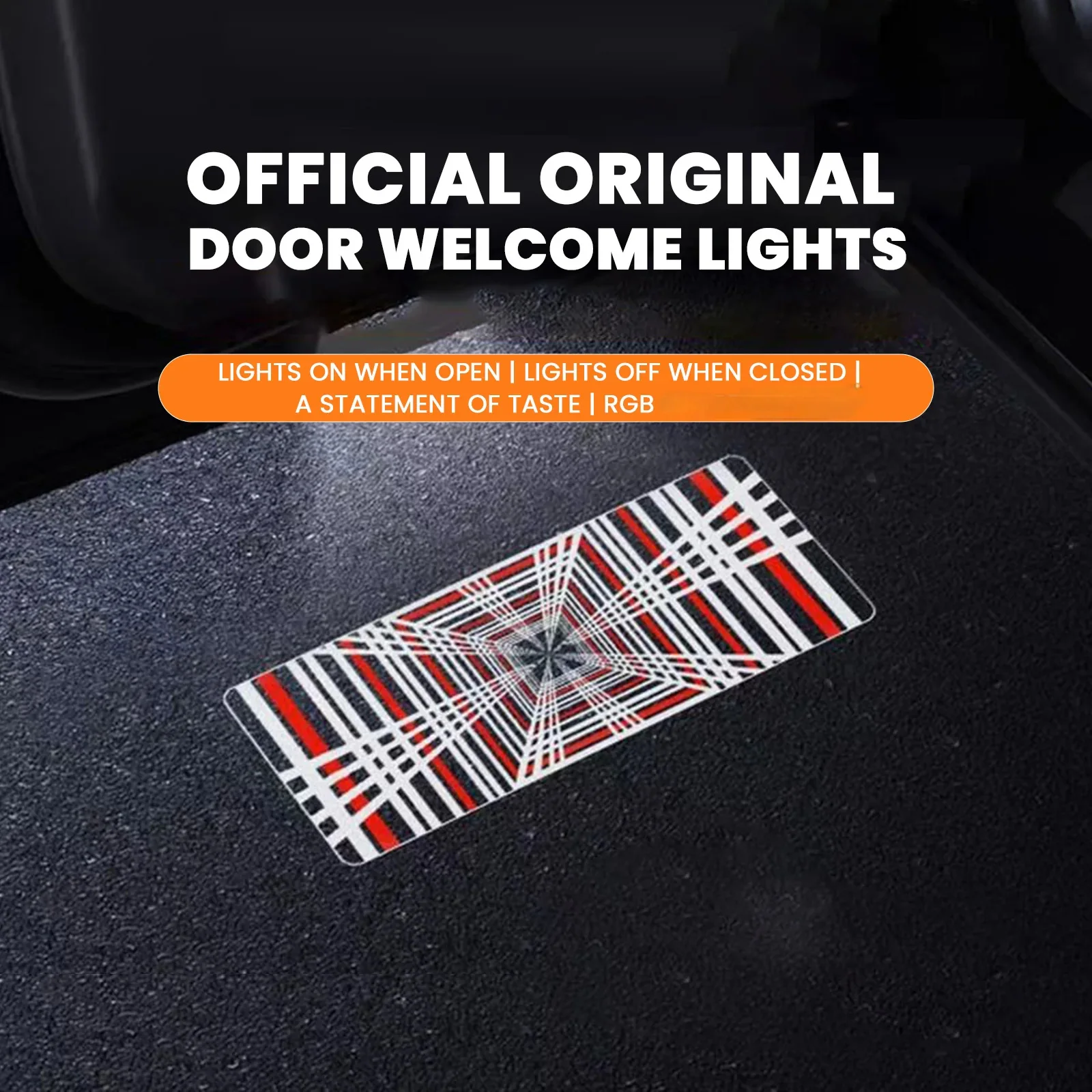 

Smart Door Light Projector Lamp for Tesla Model S X 3 Highland Y Juniper for Cybertruck Christmas Welcome Lights Car Accessories