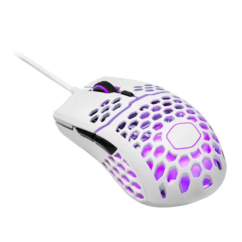 Imagem -05 - Cooler Master-mouse Gaming com Leve Honeycomb Shell Cabo Ultraweave Acentos Rgb Pixart Pmw 3389 16000 Dpi 60g Mm711