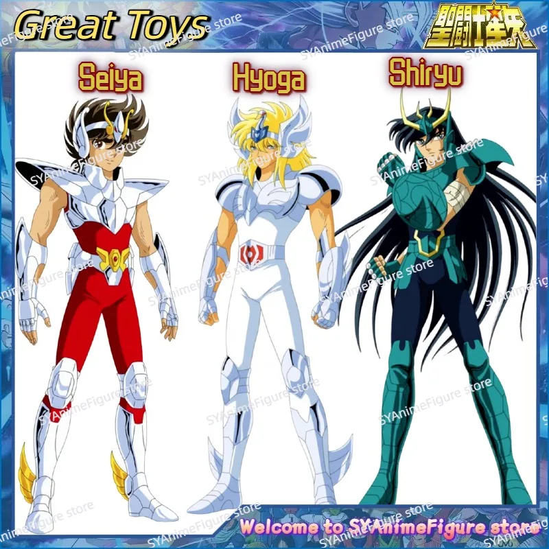 

In Stock Great Toys Saint Seiya Myth Cloth EX Pegasus Seiya Dragon Shiryu Cygnus Hyoga V3 Action Figures Toys Collection Gift