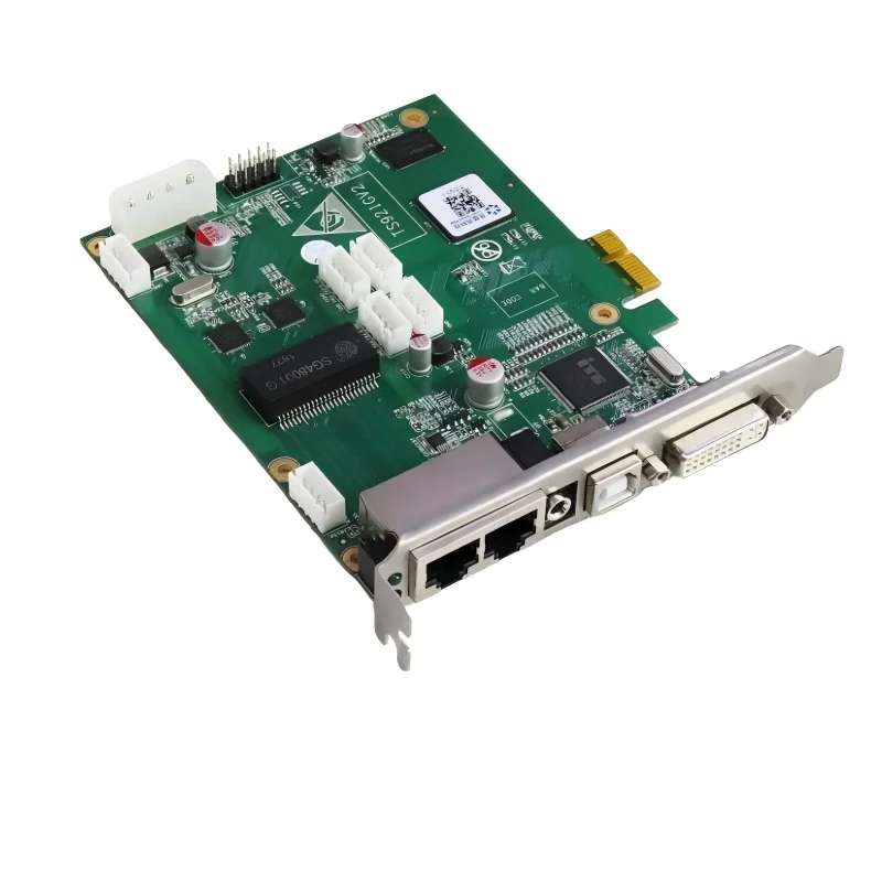 Linsn TS921 Светодиодная отправляющая карта поддерживает видеовход 4K Поддержка всех приемных карт работает со светодиодным экраном концерта