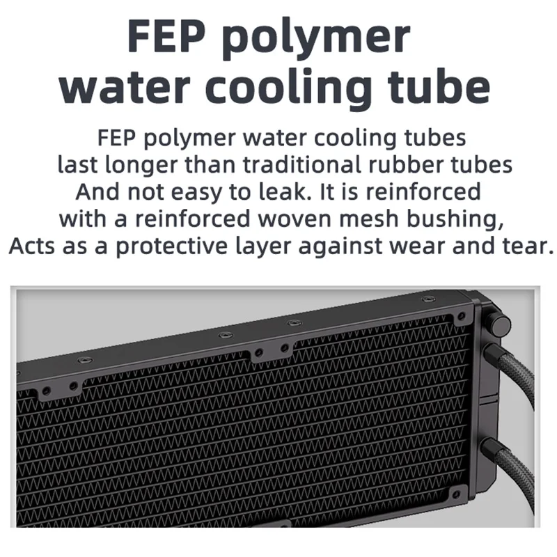 TEUCER AF-S120 Water Cooler 120mm RGB Fan Liquid Heatsink Integrated Radiator Cpu Cooling for Intel LGA115x 1200 1700 2011 image 6