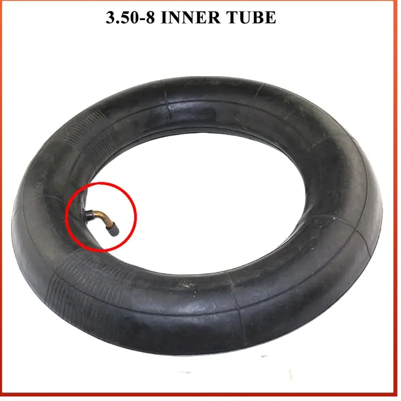 The new 3.50-8 tire inner tube is suitable for black rubber wear-resistant tires for motorcycles