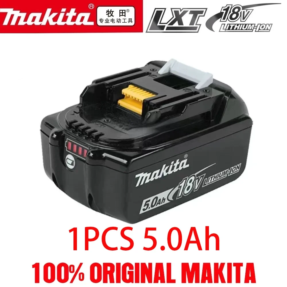 BL1860B.Makita-batería recargable Original de 18V, 6,0 Ah, DTW700, DDF487, BL1850B, BL1860B, herramienta de repuesto