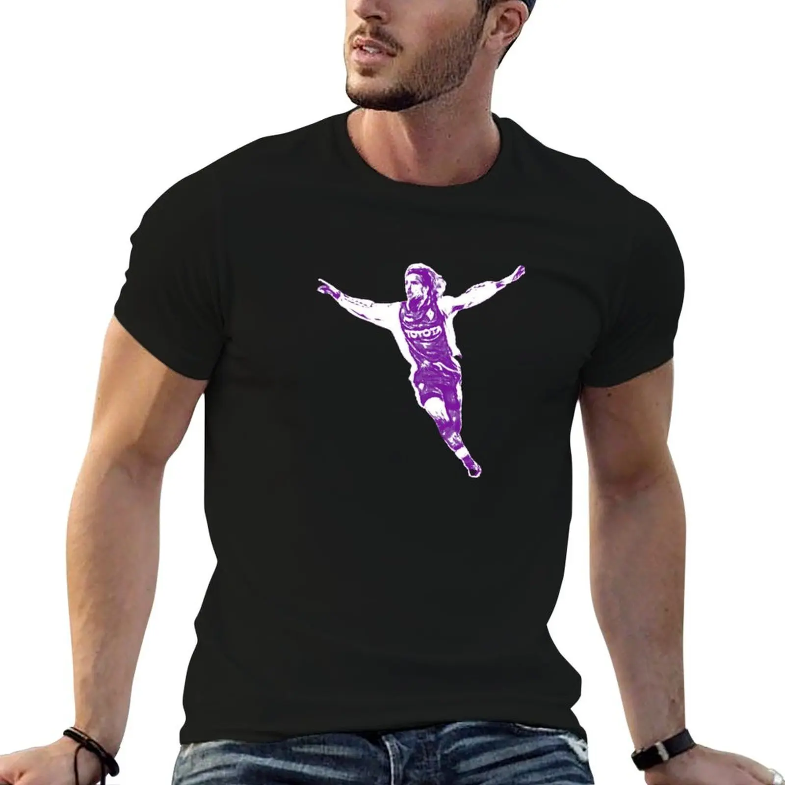 Camiseta masculina batistuta 2000, camiseta de algodão de alta qualidade com estampa para homens, camiseta casual para homens