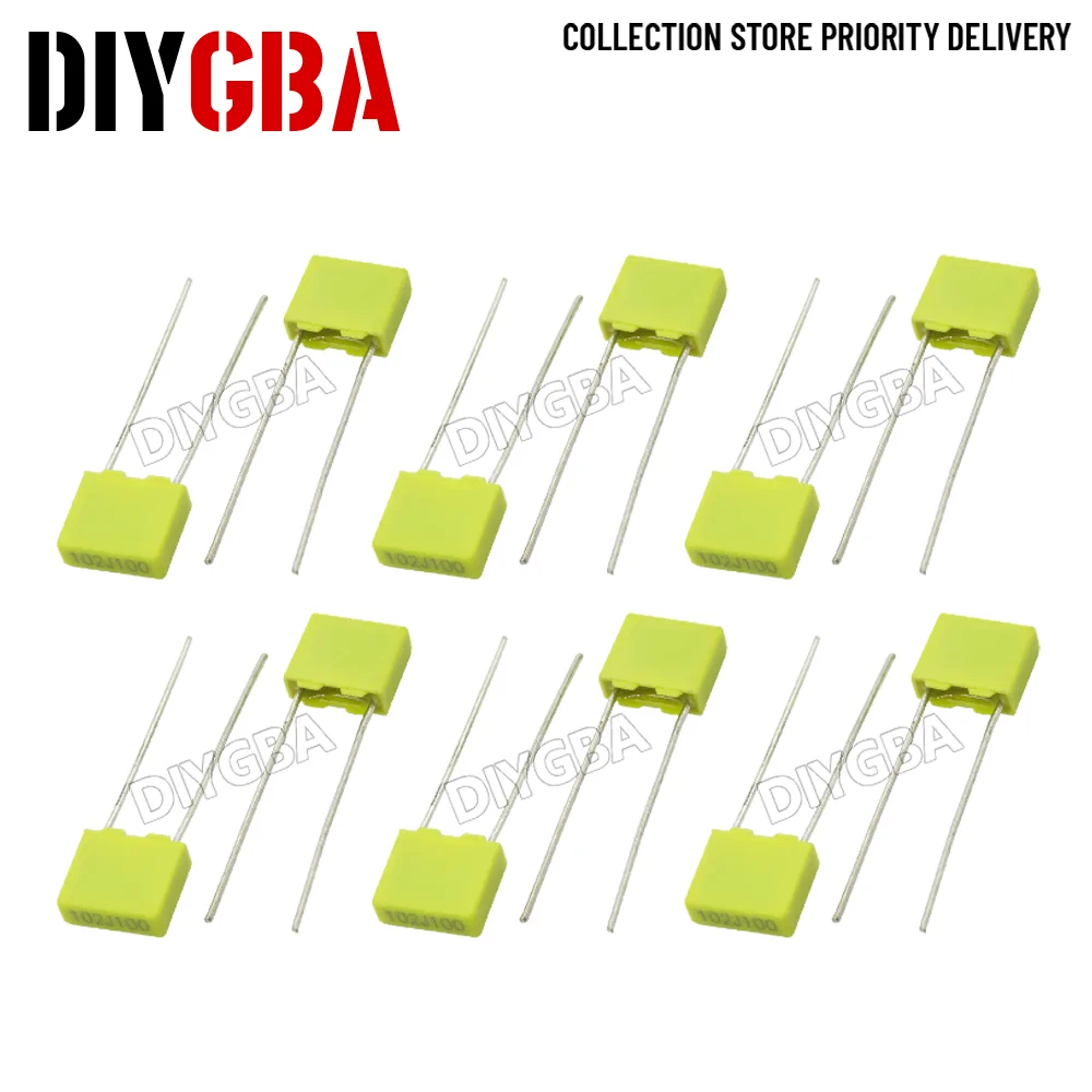 

20 шт. корректирующий конденсатор 1NF ~ 680NF 1 мкФ 105J 102J - 684J 5 мм полипропиленовая защитная пластиковая пленка конденсатор 100 В ibuw