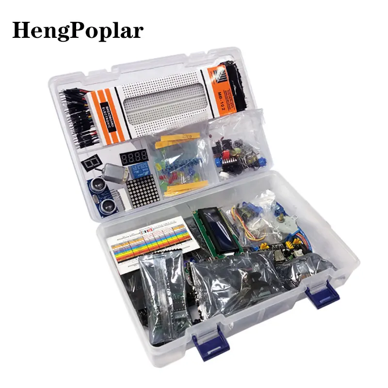 For UNO R3 Learning Kit Upgraded Aro Starter Kit Stepper Motor Learning Kit with Retail Box