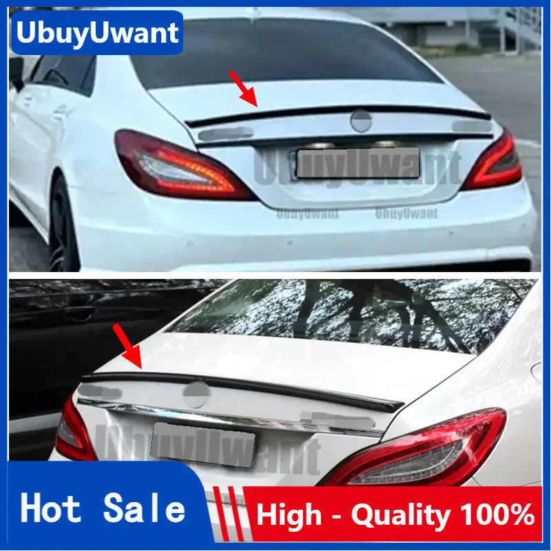 

For Mercedes CLS Class W218 Spoiler Black Rear Trunk Spoiler Wing A MG Style 2011 2012 2013 2014 2015 2016