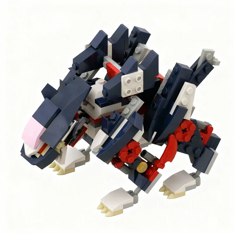 

204pcs MOC Liger Zero Jaeger Alt Build Deep Sea Creatures Creator 3 1 Model Building Blocks Christmas Gifts Construction Toys