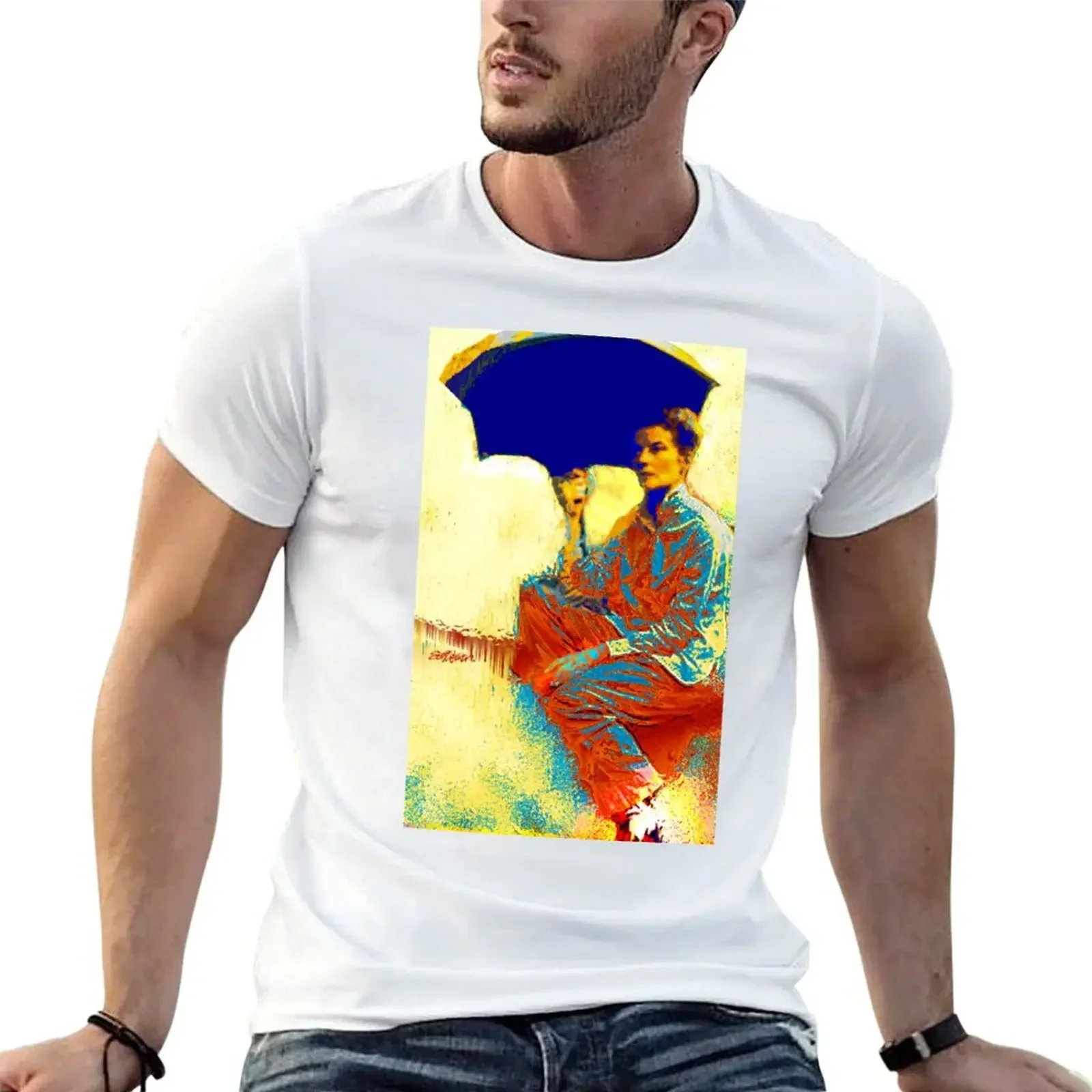 Kate and the Umbrella T-Shirt tees shirts graphic tees cotton t shirt men