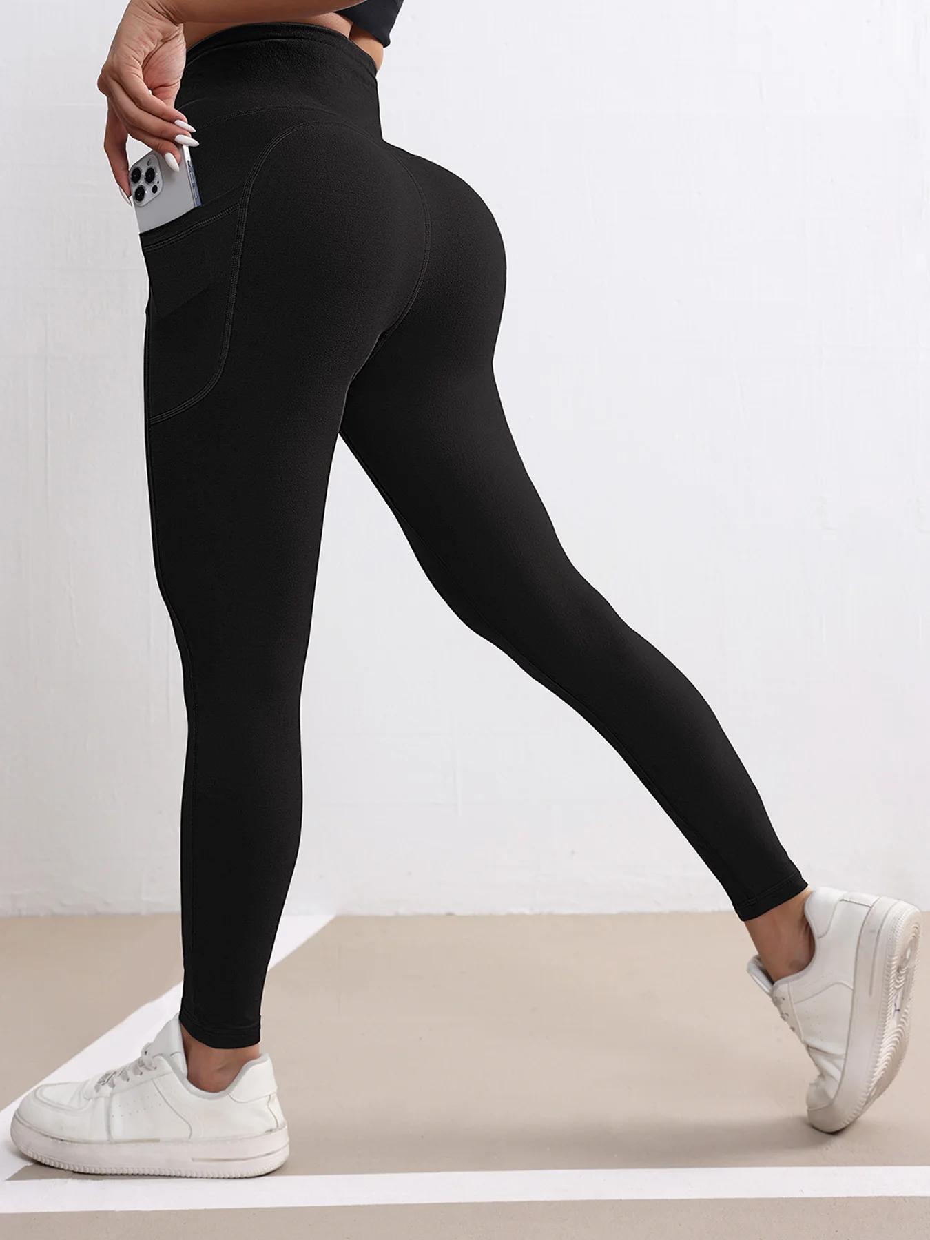 CHRLEISURE Pockets Gym Leggings Women Fitness Autumn Fashion Sport Leggings Women Skinny Stretch Outdoors Casual Pants