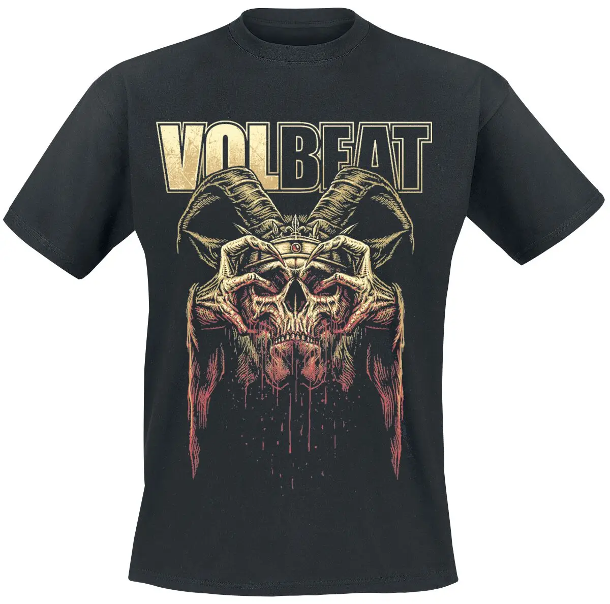 Summer Volbeat Graphic Cotton Band Shirt Unisex Summer Short Sleeve Fashion Brand Tee Luxury Casual Vintage