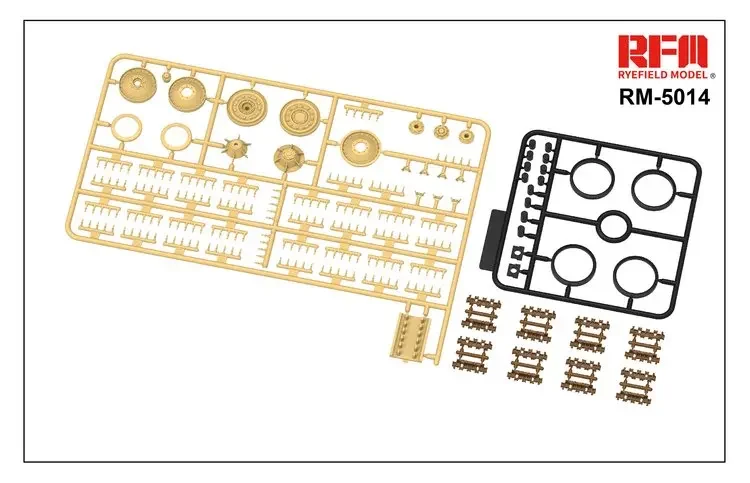 Rye Field Model RFM RM-5014 1/35 Workable Track for Sd.kfz.171 Panther Ausf.A/G -Assemble  Scale Model Kit