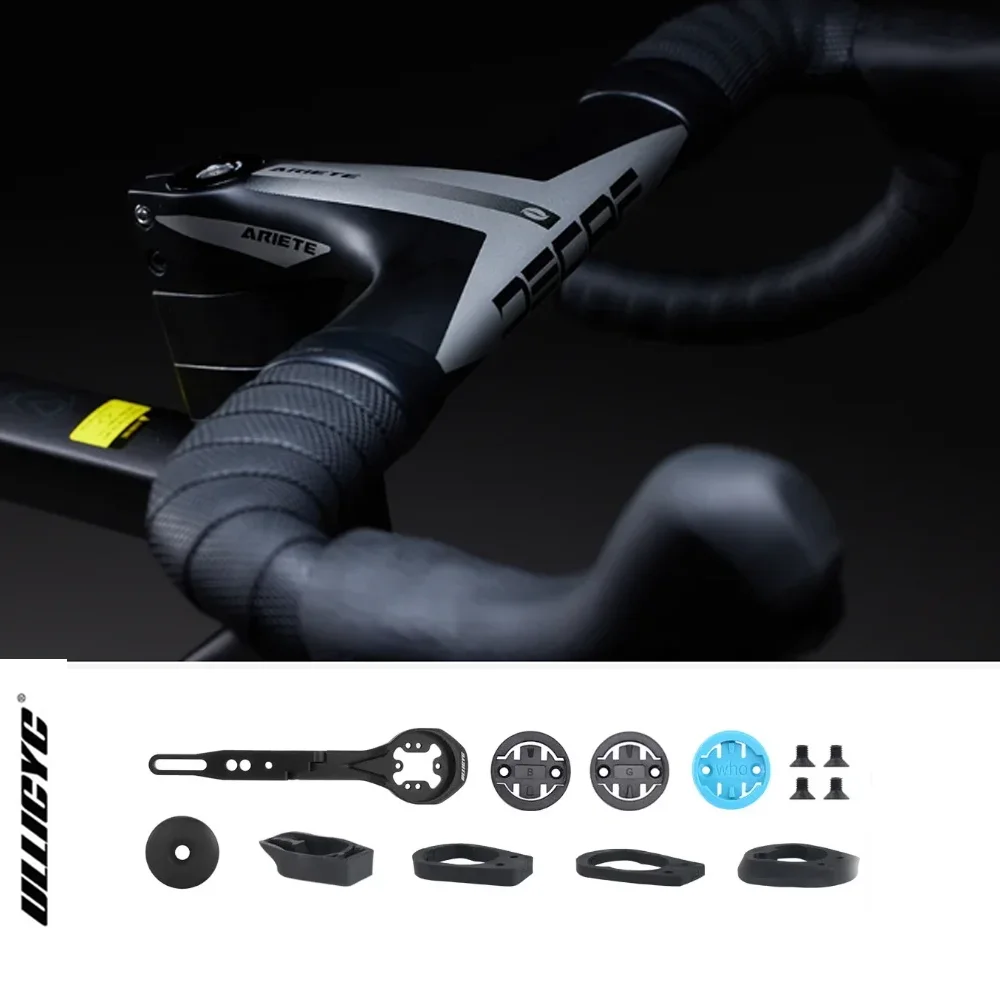 

JAVA T1000 carbon fiber road bicycle handlebar with internal cable and speedometer bracket