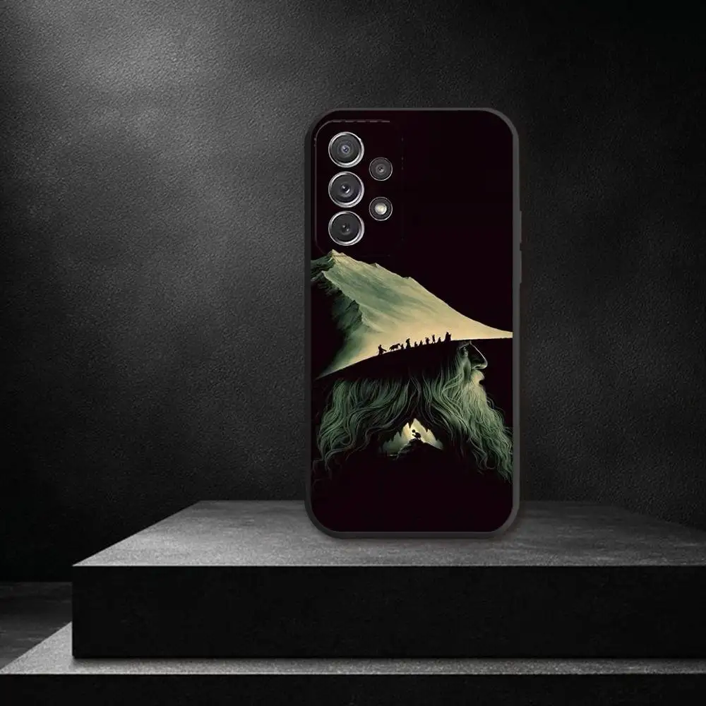 Coque de téléphone les seigneurs des anneaux R, étui souple noir pour Samsung S 25,24,23,22,30,21,10,9,Ultra,Plus,Lite,FE,4,5G