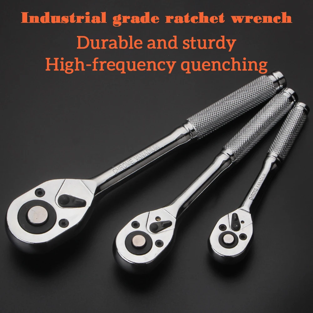 Multipurpose Quick-Release Ratchet Wrench Portable High Hardness Repair Tool Hardware Tool