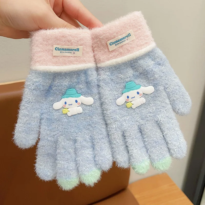 Sanrio winter boys and girls five finger cover bambini antivento warm finger cover studenti che guidano guanti antigelo