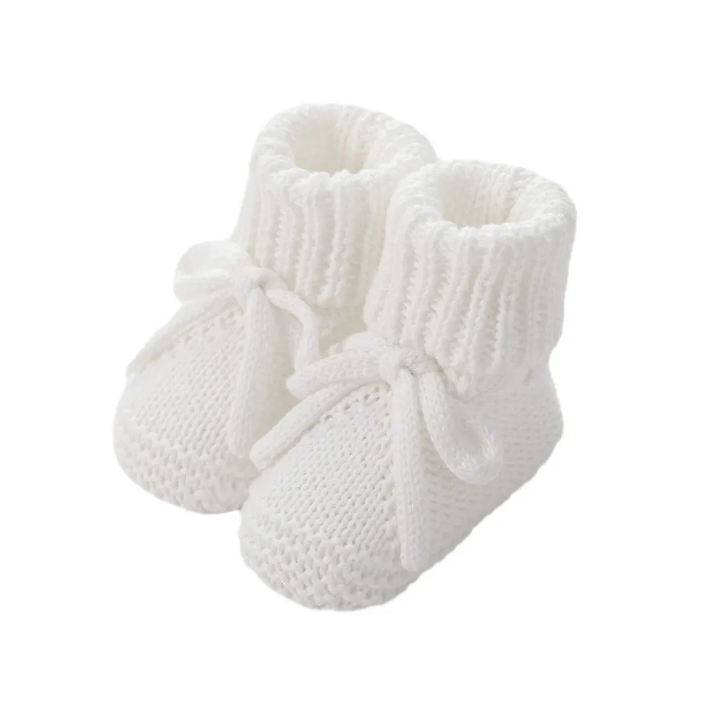 

New Cute Bow Walking Shoes Warm Comfortable Toddler shoes Soft Knitted Floor Crawling Socks for 0-12Months Newborn