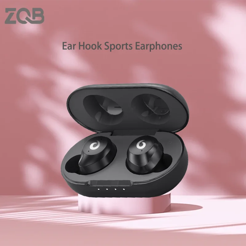 

ZQB X9 TWS True Wireless Noise Cancelling Headset Hidden Headsets with Mics HiFi Stereo Sound Wireless EarbudsWaterproof HD Call