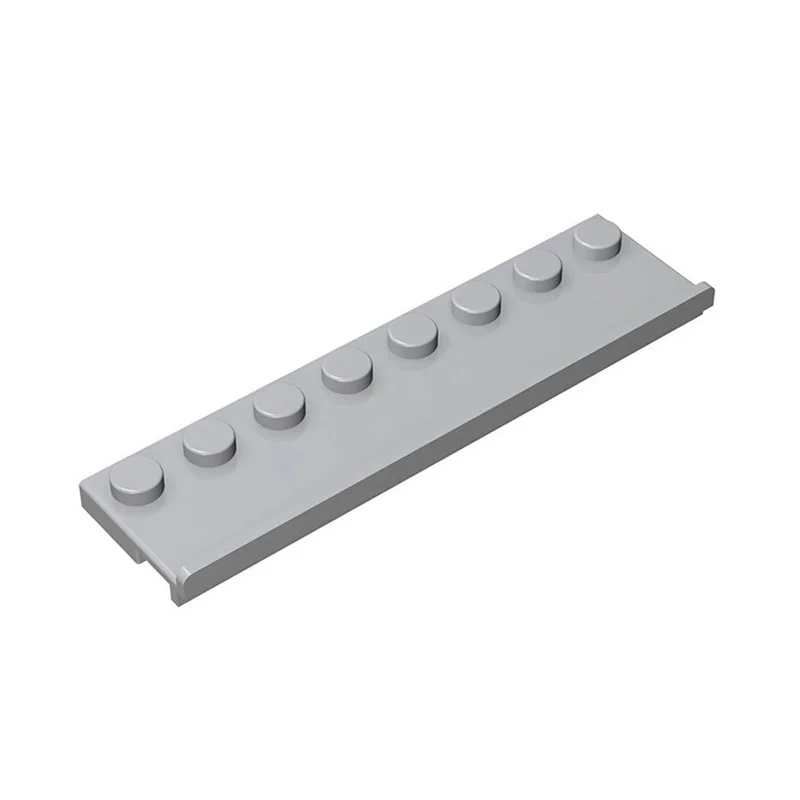 10 Stück MOC Bauteile 30586 Platte Modifiziert 2 x 8 mit Türschiene Bausteine Kinder DIY Lehrreiches High-Tech Ersatzteil Spielzeug – Detail 4