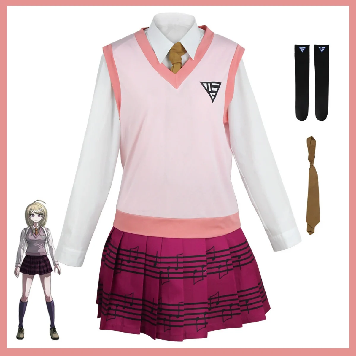 أنيمي لعبة Kaede Akamatsu تأثي - مراجعة Cosplay Korean Anime وسعره
