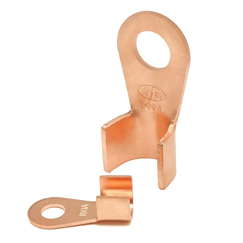 Wire Terminal OT Type Open-End Copper Crimp Terminal Lugs 100A-500A Cable End Connector Splice Terminals Battery Wire Connectors