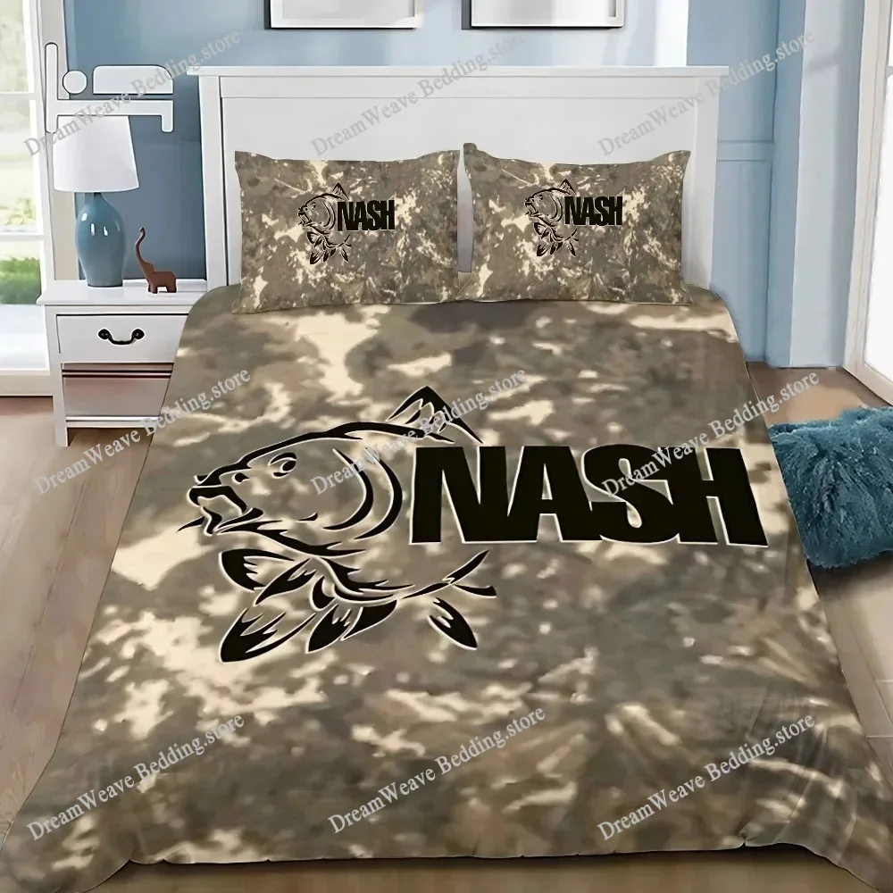 

Nash Fishing Bedding Set Duvet Cover 3d Bedding Fashion Design Decoration King Duvet Cover Set Double Bed Set Bedding Sets741