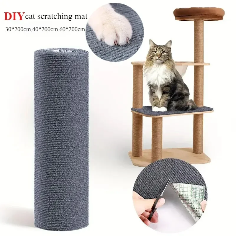 Trimmable Cat Scratching Pad, Self-adhesive DIY Anti-cat Scratching Protection Pad, Cat Wall Sofa Furniture Protection Pad