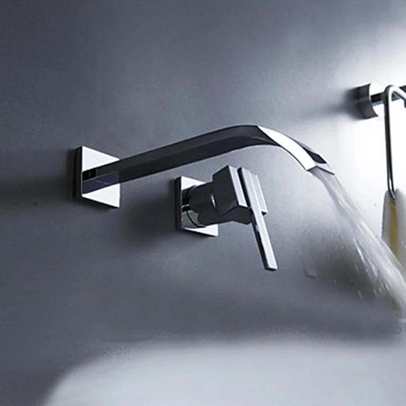 Imagem -02 - Becola-wallmounted Washbasin Water Tap Preço Grupo Flush Faucet Cabinet Mixer Banheiro Torneira de Água Quente e Fria L322