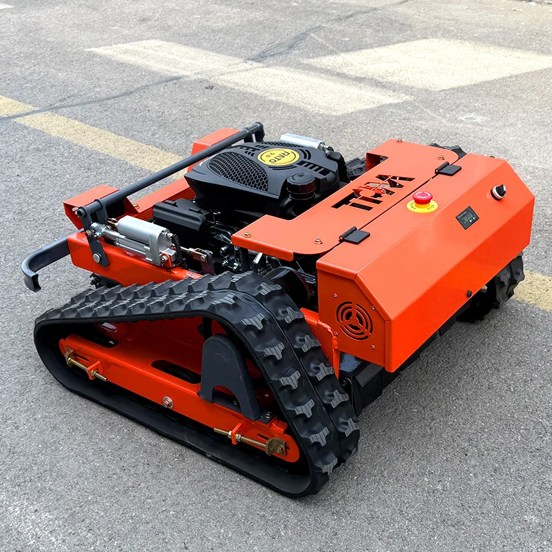 Customized EPA Mini Cordless Lawn Mower with Remote Control 24V Robotic Drive for Garden Agriculture & Slopes