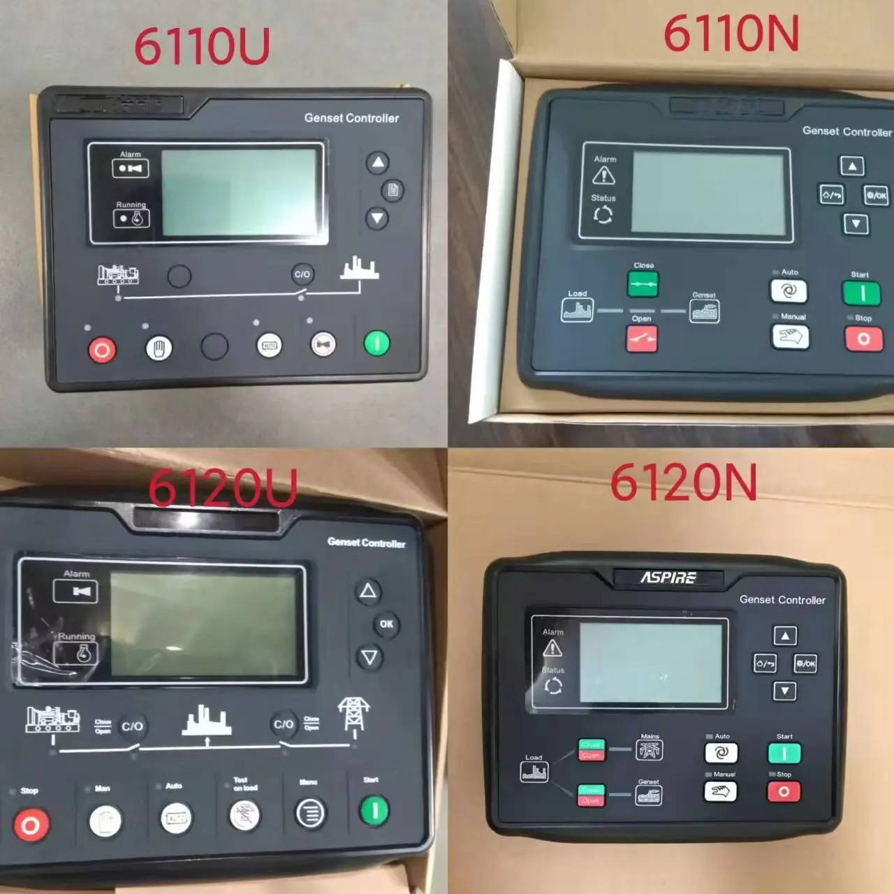 HGM6110N 6110U 6120N 6120U Replacement Of Smartgen Genset Controllers Control Module For Diesel Genset