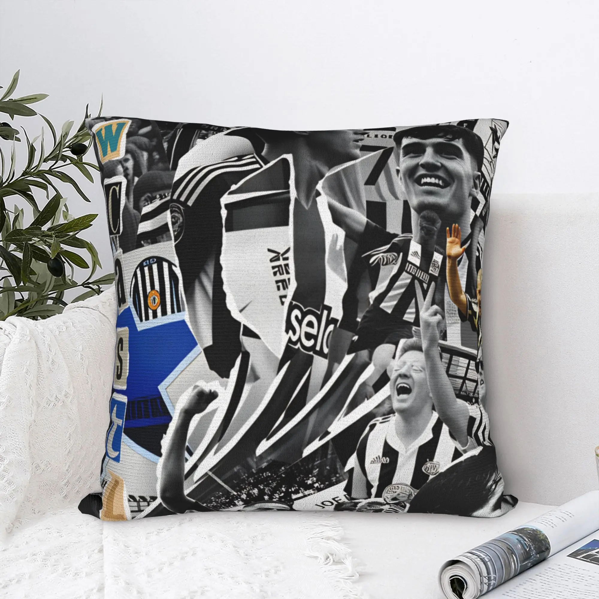 N-Newcastles Magpies Pillow Case Player  Soft Pillow Cover Morden Pillowcases For Living Room Chair