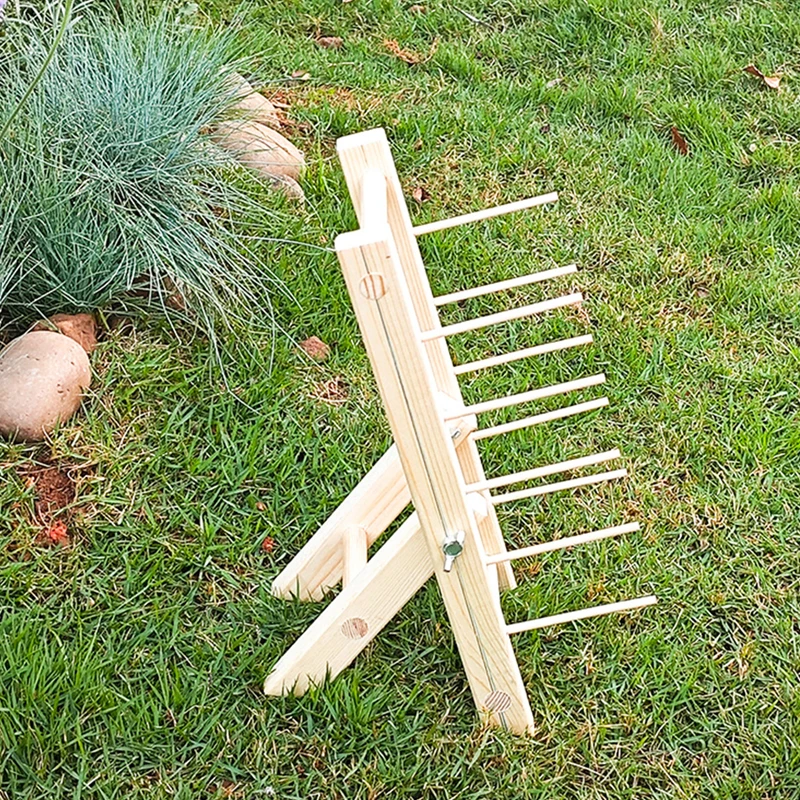 

1Set Wooden Display Stand Shelf Assembly Foldable Storage Rack Indoor/Outdoor Collection Bracket for Fixed-wing Airplane Model