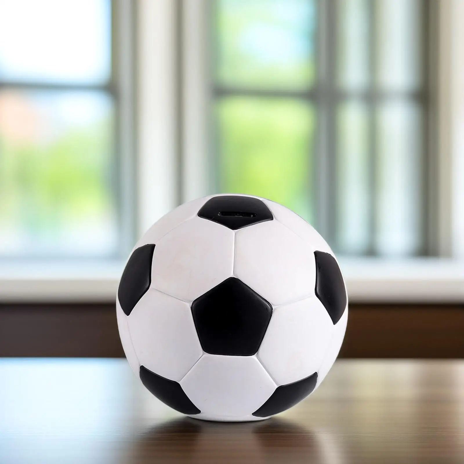 

Kid Football Piggy Bank Decoration Saving for Kids Basketball Vinyl Boys Money Office