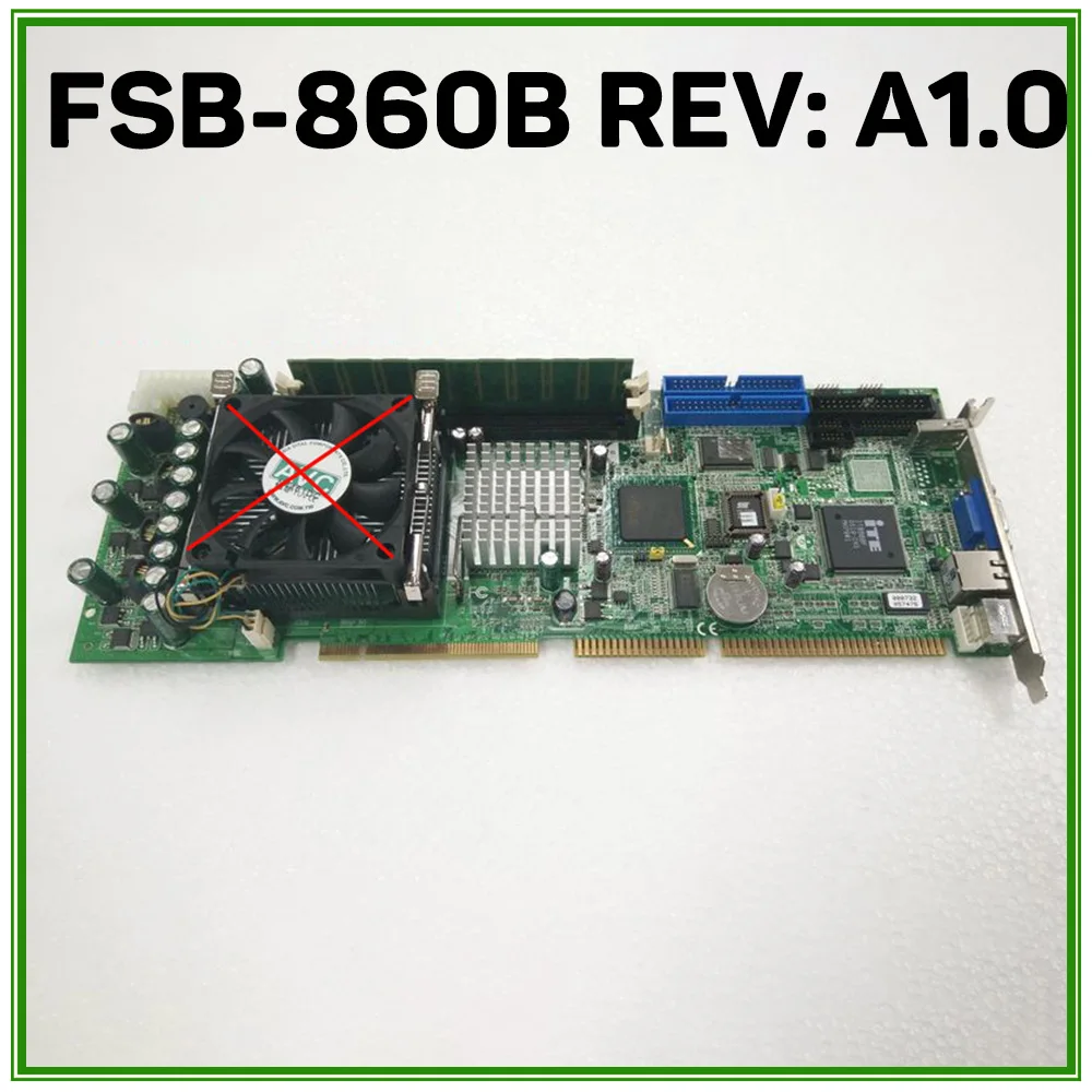 For AAEON Industrial Computer Motherboard With Dual Network Ports FSB-860B REV: A1.0