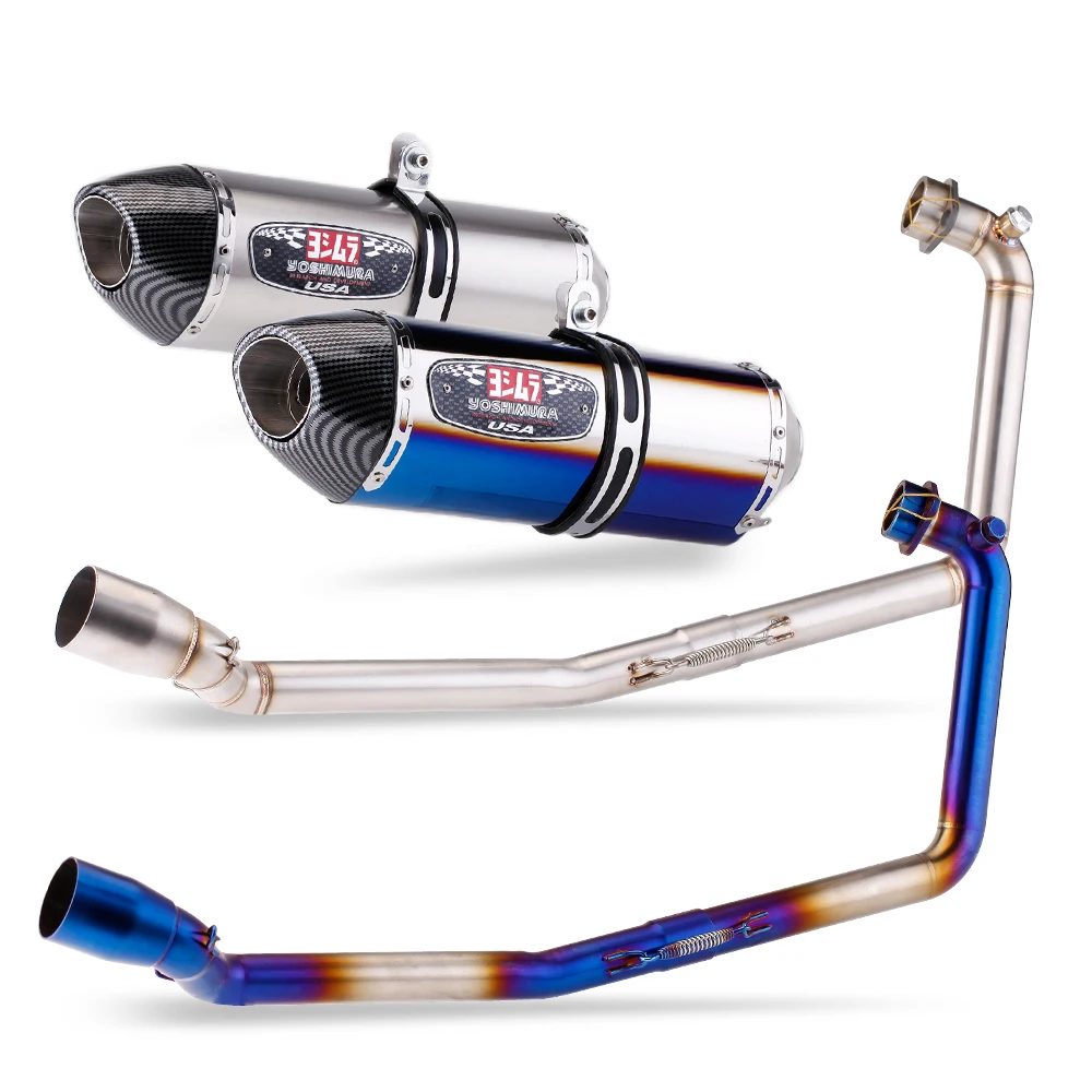 Stainless steel exhaust pipe for motorcycle, non-slip, Complete system,   fit for the GSX-R150, 51mm, 2017-2021