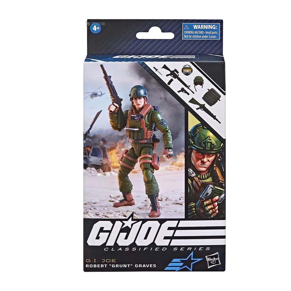 Original Hasbro G.i. Joe Gi Joe Classified Series Robert Grunt Graves Action Figure Model Toy Collection Gift