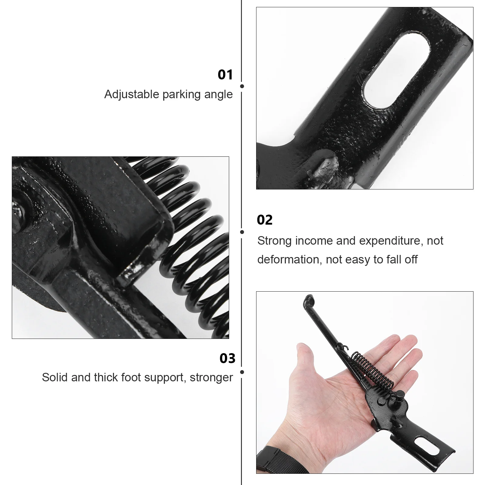 

Bike Kickstand 18 Inch Rear Support For Mountain Road Folding Kids Bikes Waterproof Durable Kickstand Bicycle Parking