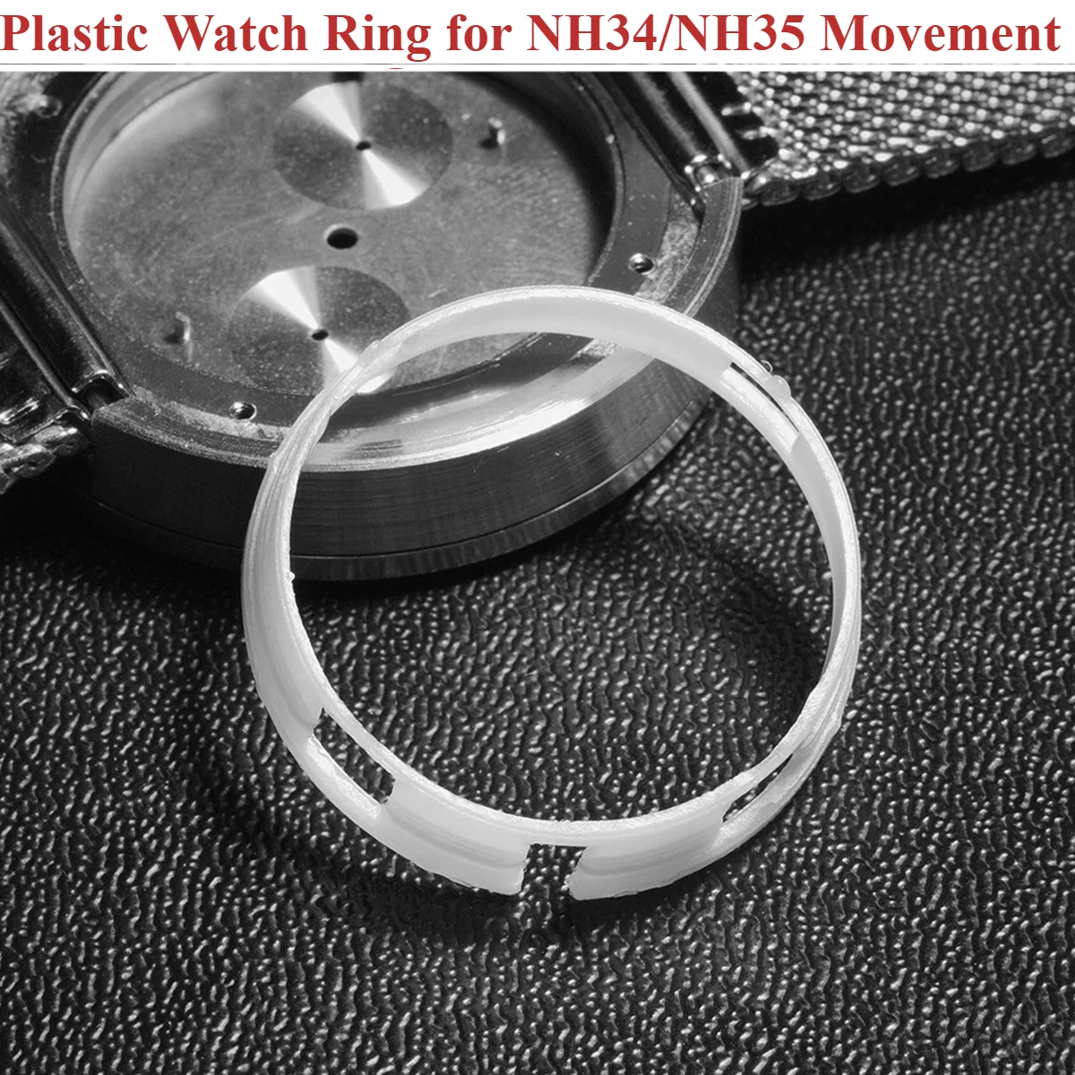 1-10Pcs Plastic Watch Spacer Ring for NH34/NH35 Movement 32MM Watch Case Inner Cover Ring Spare Parts Watch Inserts for Watch