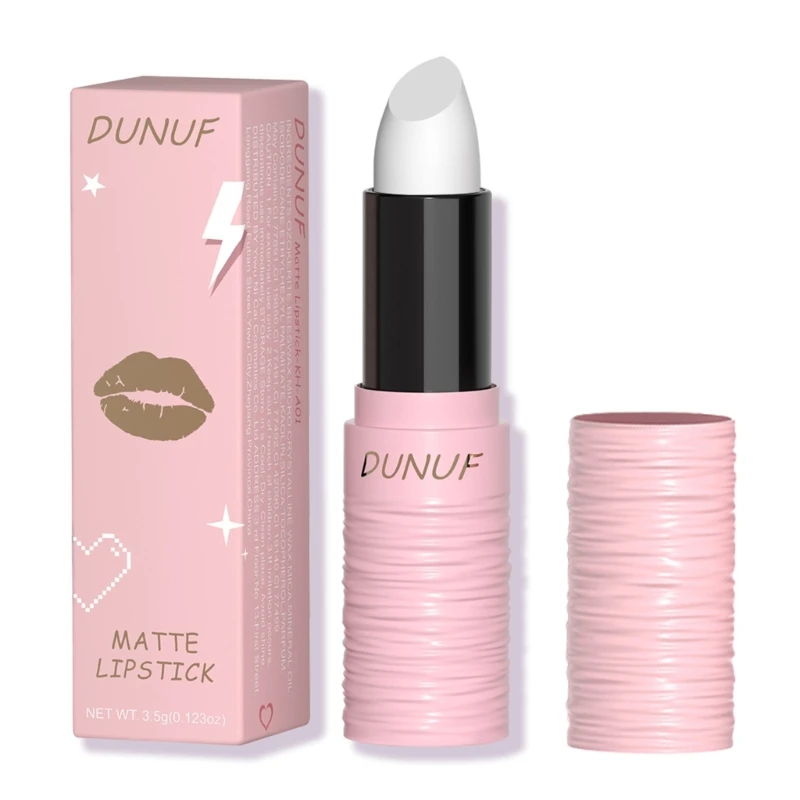 Matter Lippenstift, bunter Lipgloss, langanhaltend, für Schule, Karneval, Party, Cosplay, C1FF