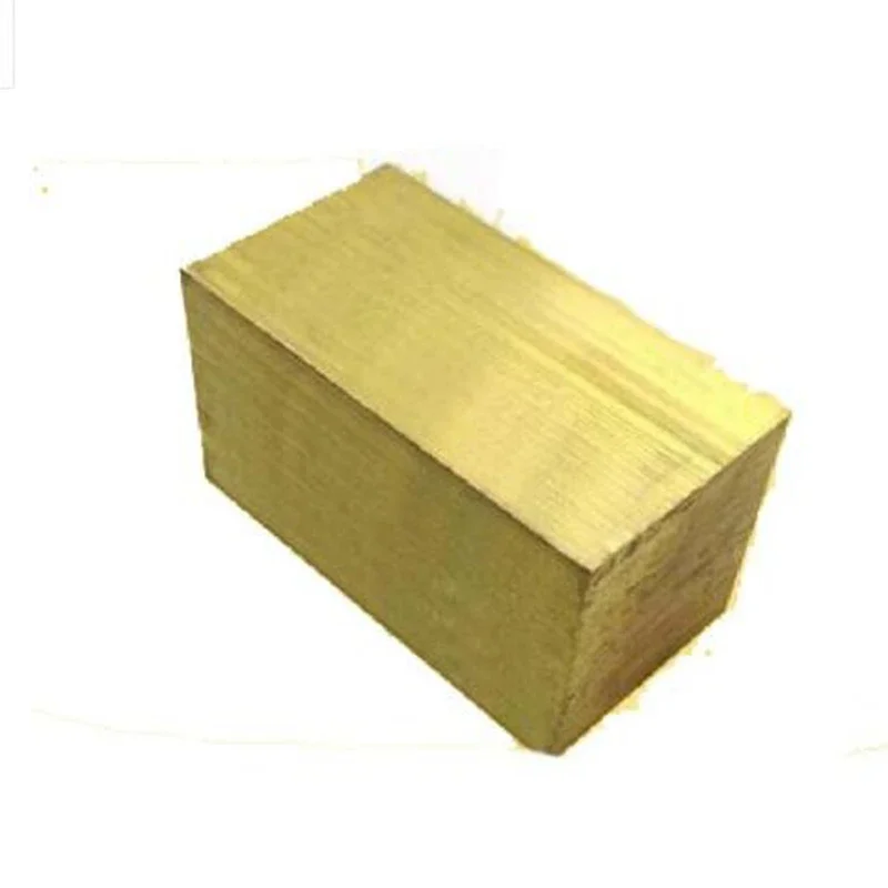 

20x20x100mm 20x20x200mm H59 High Quality Brass Shaft Copper Square Flat Bar Model Maker DIY material All sizes in stock