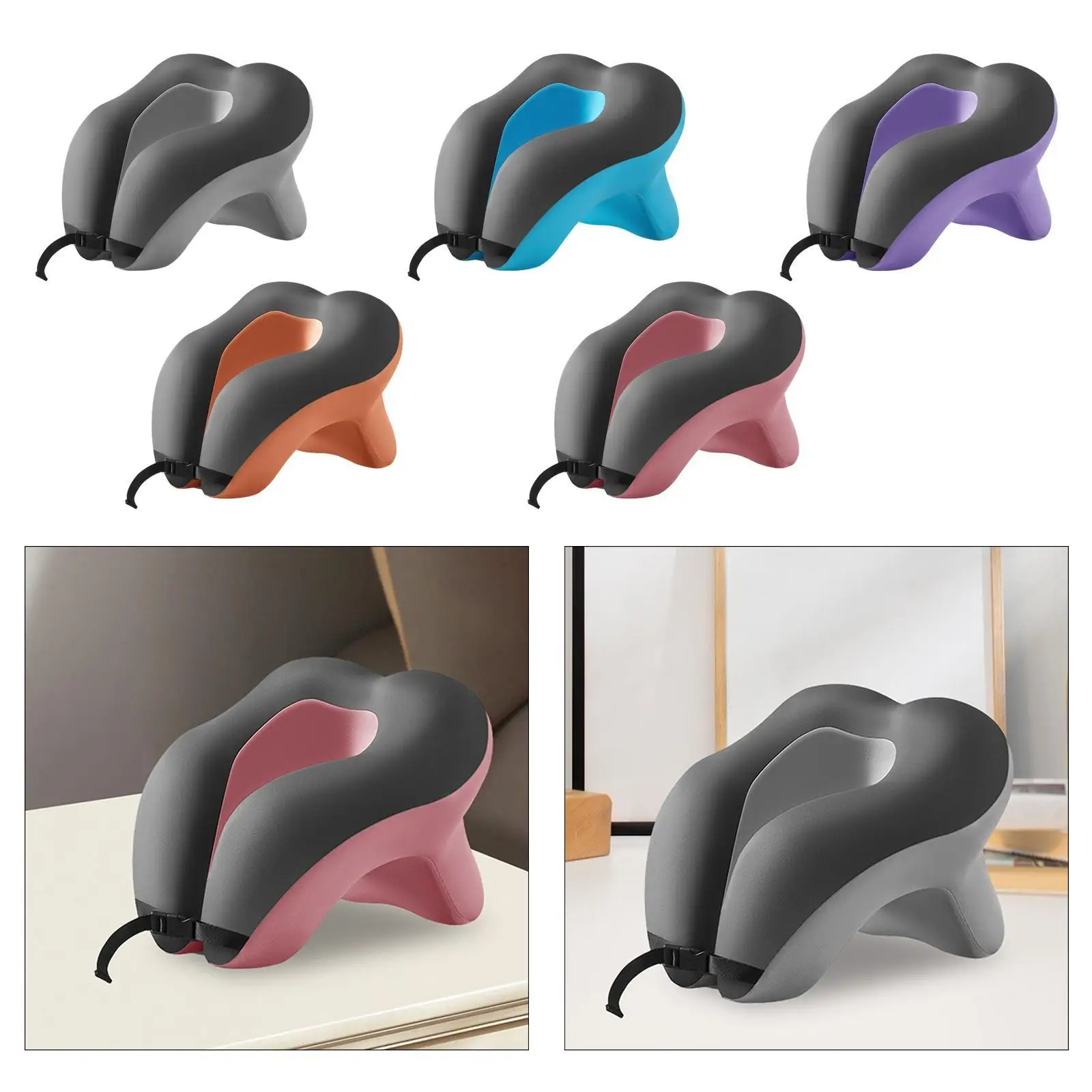 

Neck Pillow Portable Ergonomic Breathable Lightweight Soft U Shape Pillow Desk Napping Pillow for Train Home Plane Car Traveling