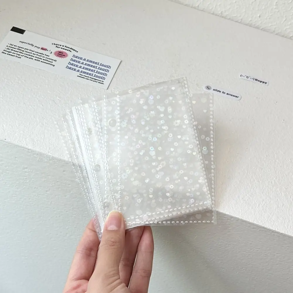 Double Button 3 Inch Photo Album Cover Mini 3-hole 3 Inch Card Album Cover a8 Zipper Loose Leaf Album Cover