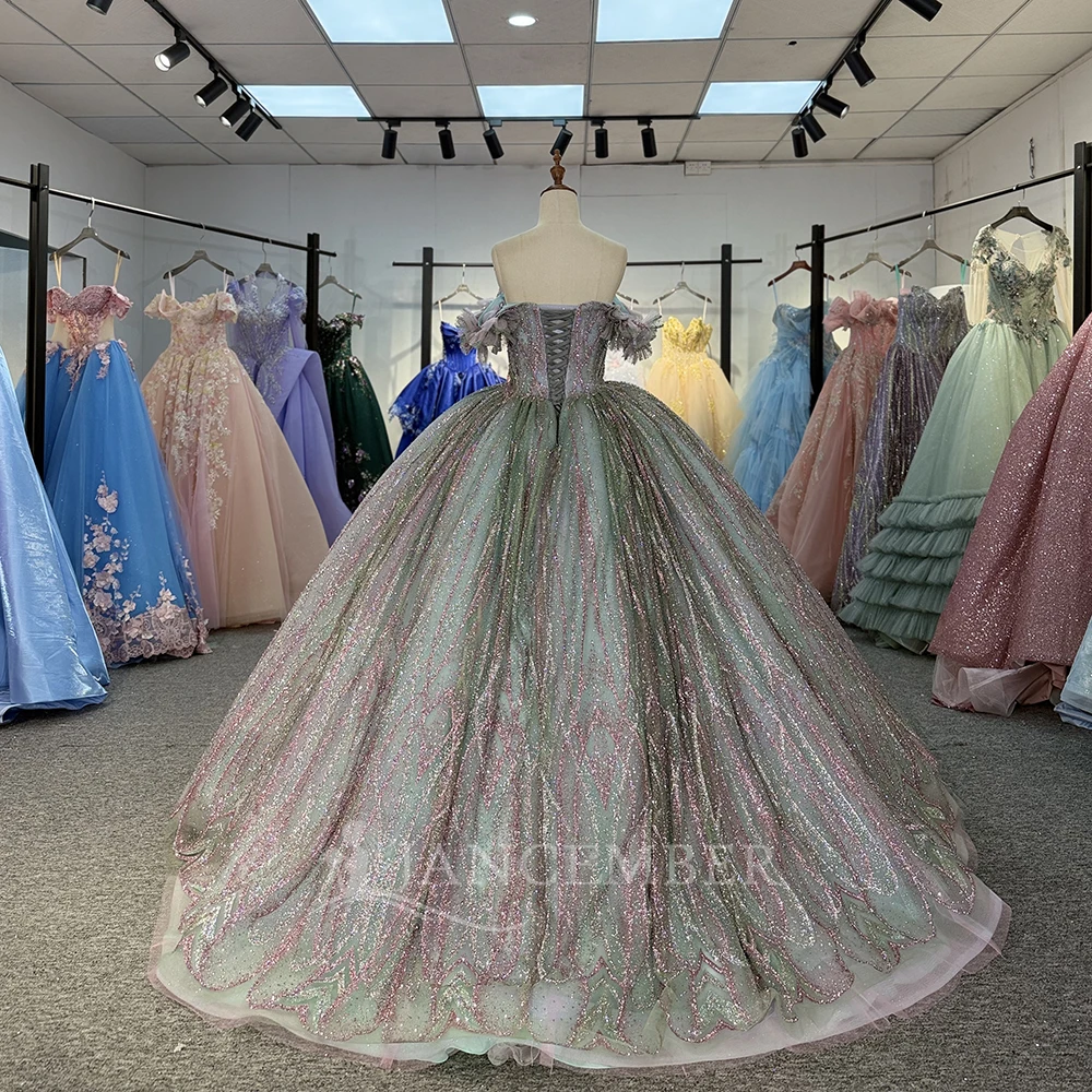 Internacional vestido de baile recortado vestidos quinceanera 2025 plissado doce 16 vestidos de 15 anos rendas até personalizar