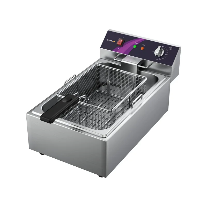 

Electric fryer, fryer, French fries, snacks, fried chicken fritters, single cylinder equipment, teppanyaki grilling furnace
