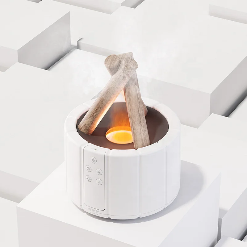 Smart Home Flame Humidifier Bonfire Scent Aroma Diffuser With Essential Oil Air Humidifier Fragrance