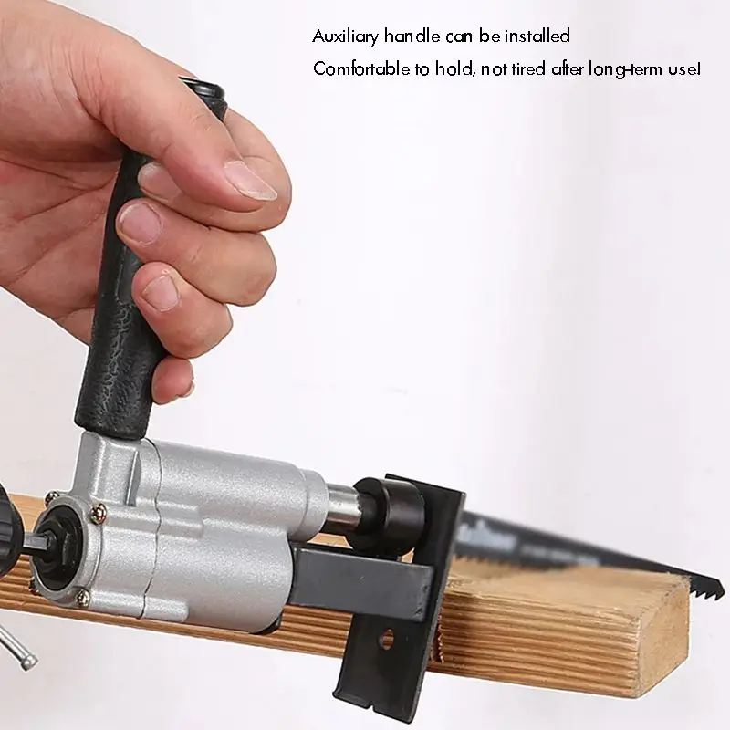 Multifunction Reciprocating Saw Adapter Set Change Electric Drill Into Reciprocating Saw Jig Saw Metal Cutter Drill Attachment