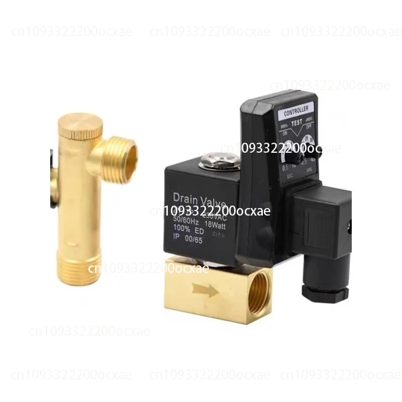

Split and integrated AC220V air storage tank air compressor with timed automatic normally closed electronic drain high quality