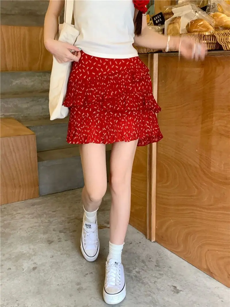 

Skirts Womens Christmas England Overall Seamless Partywear Poplin Perfect Subcultural Lean Asymmetry Enthusiasts Teenage Wear