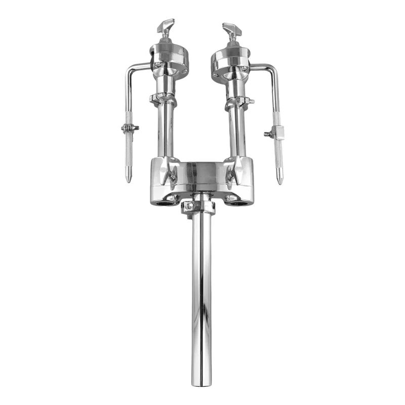 

A79E-Spare Part Accessory For Drummer Percussions Double Drum Holder Bracket Mount Stand