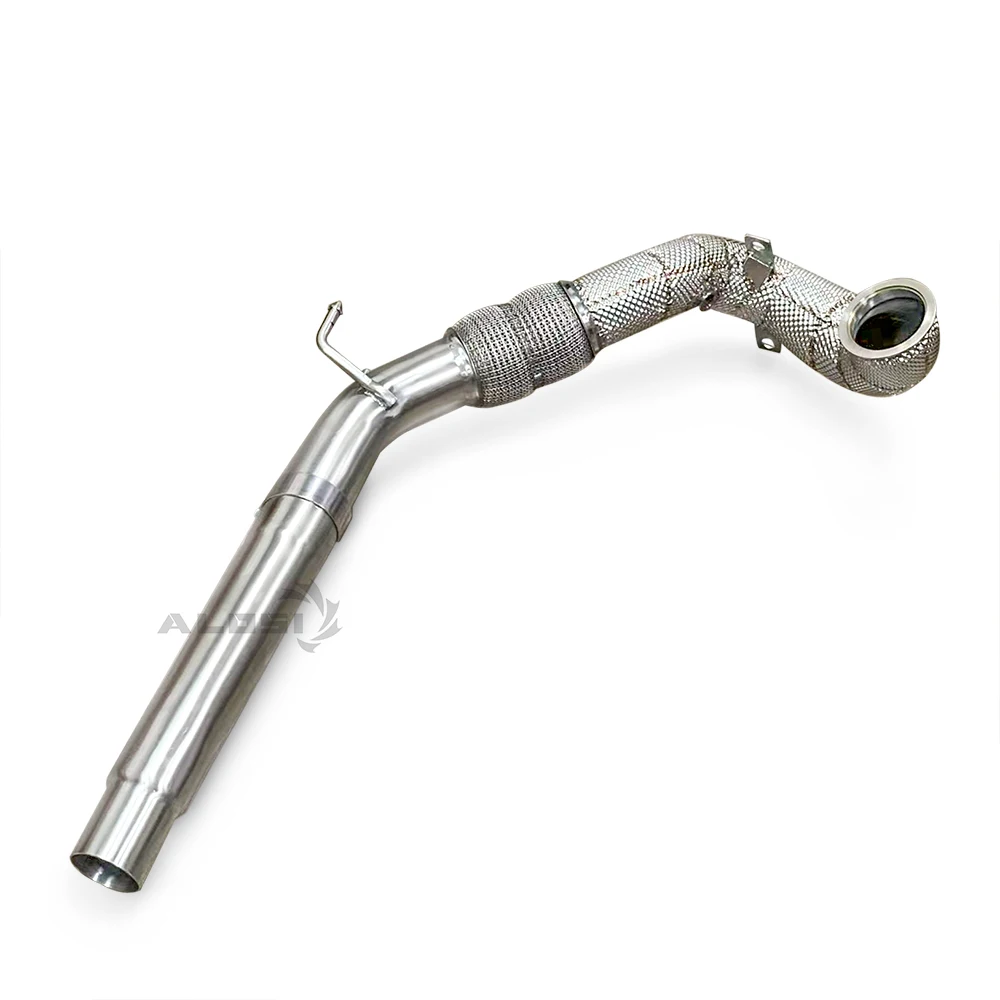 

Downpipe Suitable for Volkswagen Golf 8 MK8 GTI 2.0T 2019-2023 ss304 downpipe with insulation cover performance Front pipe